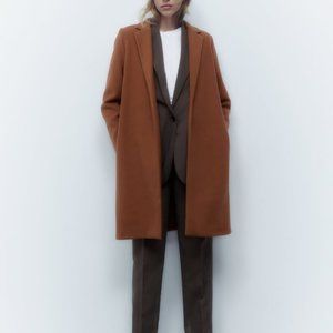 Camel Lapel Coat